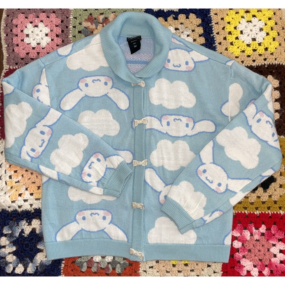 Cinnamoroll Cloud Girls Cardigan Hot Topic Sanrio Hello Kitty Size Small